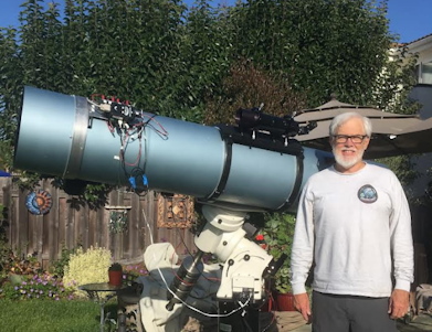 Jerry Wilson and telescope